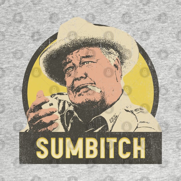 Sumbitch Smoker Retro Design by Mandegraph